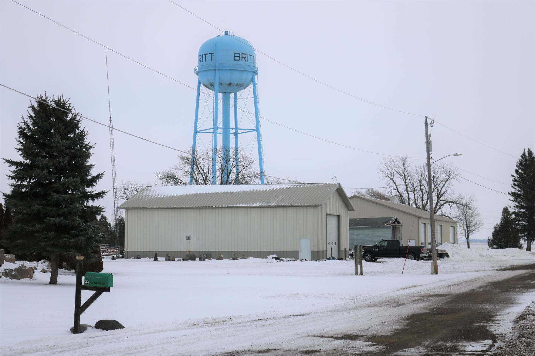 Britt's Enduring Blue Water Tower.JPG